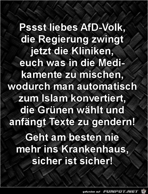 liebes AFD-Volk liebes AFD-Volk