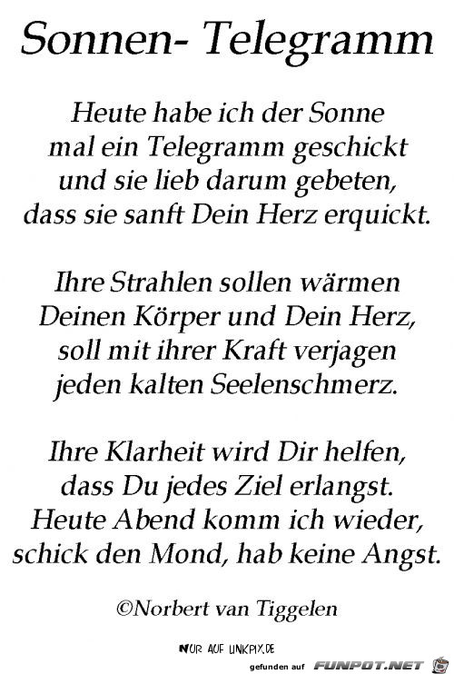 Sonnen-Telegramm......