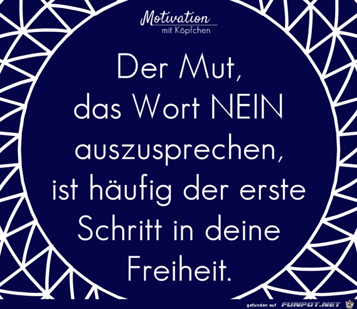 Der Mut das Wort Nein Der Mut das Wort Nein