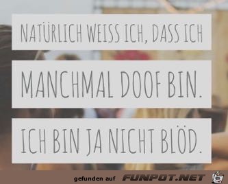 Natürlich weiss ich... Natürlich weiss ich...