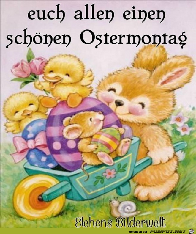 einen schnen Ostermomtag