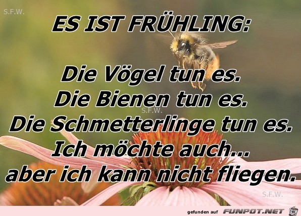 Es ist Fruehling Es ist Fruehling