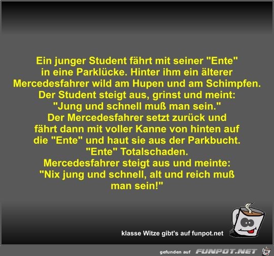 Ein junger Student fährt mit seiner Ein junger Student fährt mit seiner