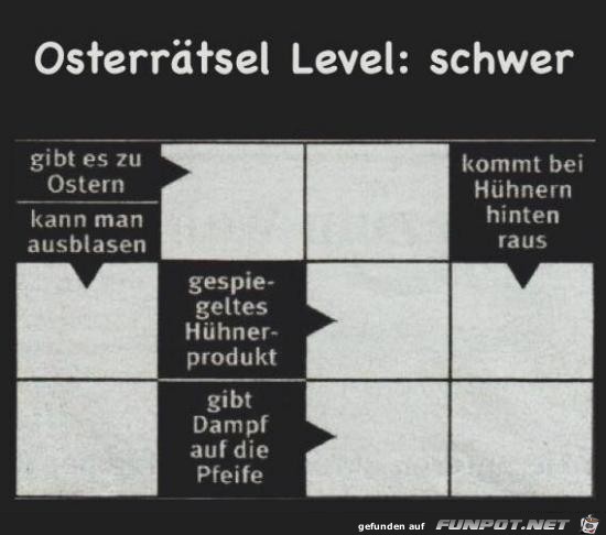 Oster-Rätsel Oster-Rätsel