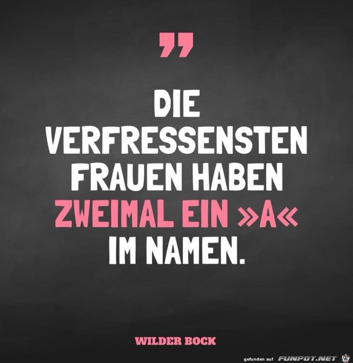 Verfressene Frauen Verfressene Frauen