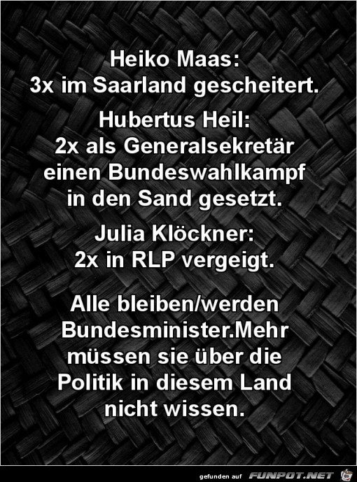 3x im Saarland gescheitert.......