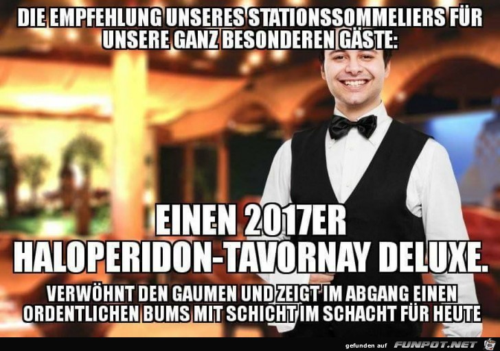 Empfehlung des Abends Empfehlung des Abends