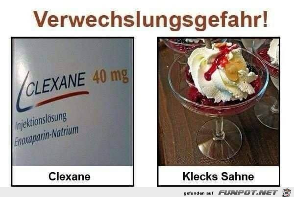 Verwechslungsgefahren