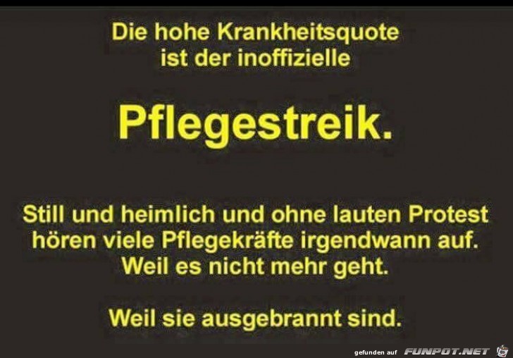 Hohe Krankheitsqoute