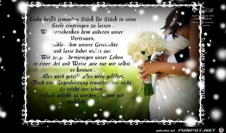 Liebe heisst.......