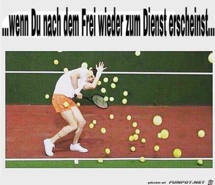 Wenn du wieder zur Arbeit kommst