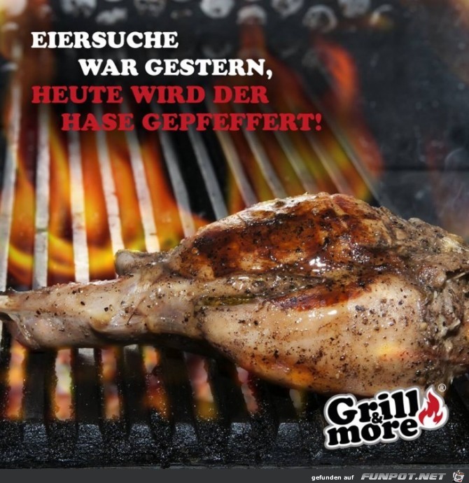 Eiersuche war gestern Eiersuche war gestern