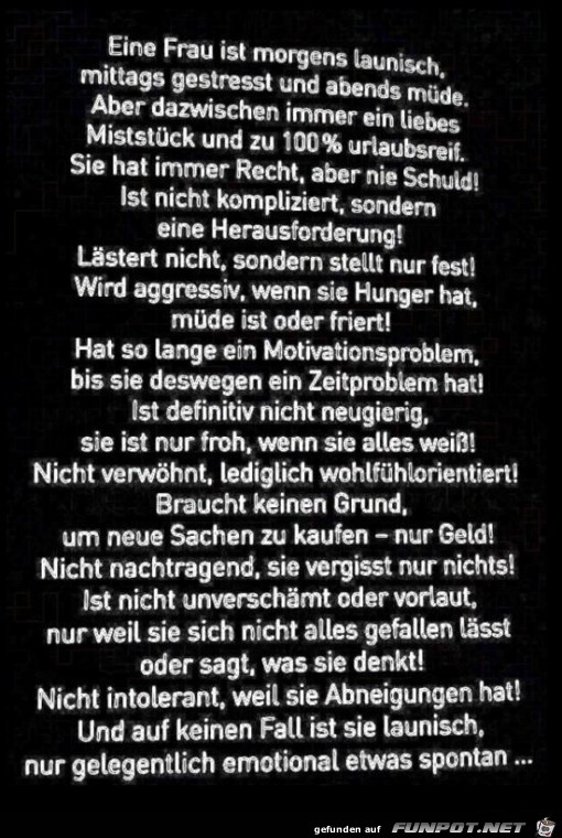 Eine Frau Eine Frau