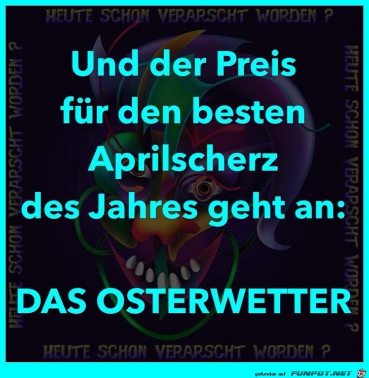Der beste Aprilscherz 2018 war Der beste Aprilscherz 2018 war