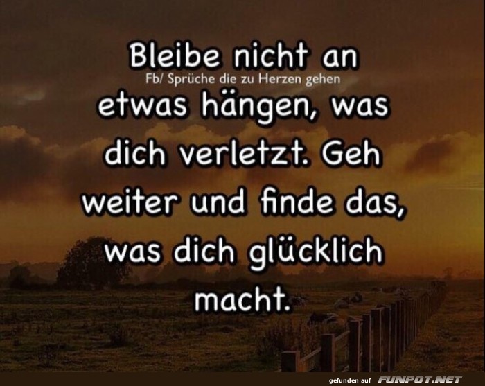 Bleib nicht an etwas haengen Bleib nicht an etwas haengen