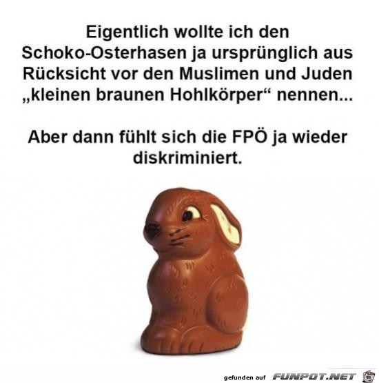 Schoko-Osterhasen......