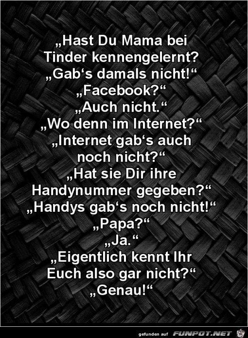 So ist es