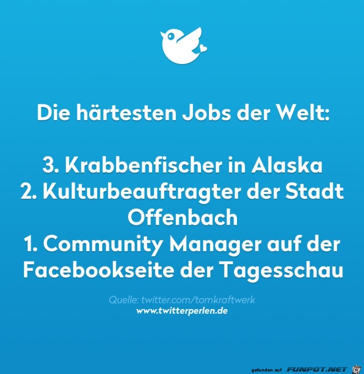 Die 3 härtesten Jobs der Welt Die 3 härtesten Jobs der Welt