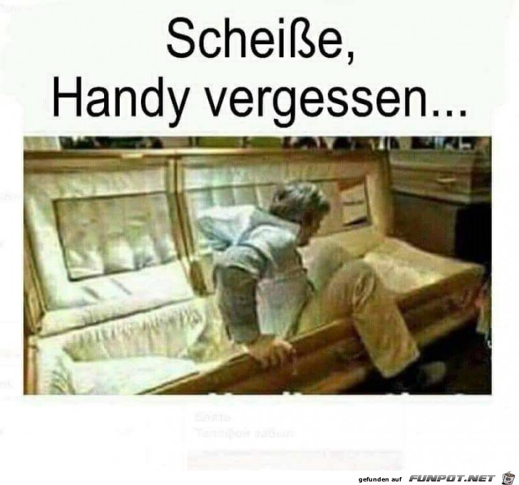 Handy vergessen