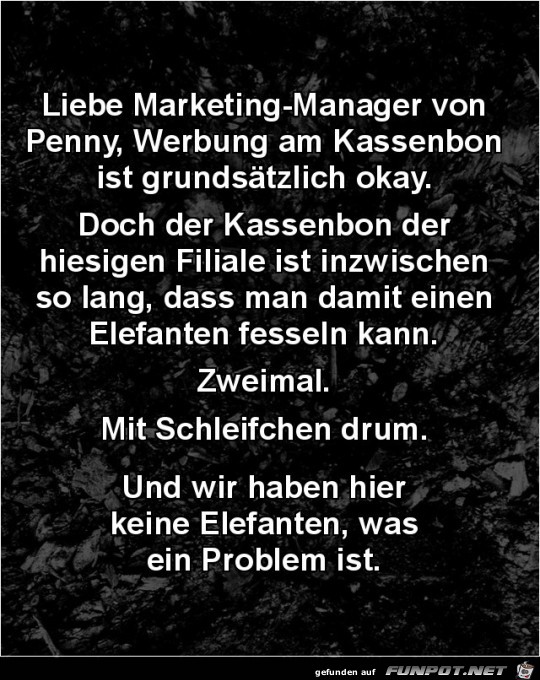 Der Kassenbon Der Kassenbon