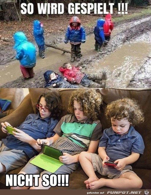 Spielen früher und heute Spielen früher und heute