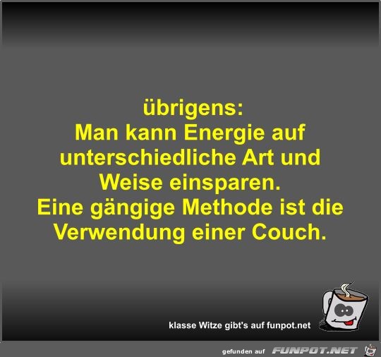 übrigens: übrigens: