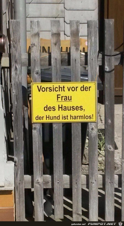 Vorsicht vor der Frau