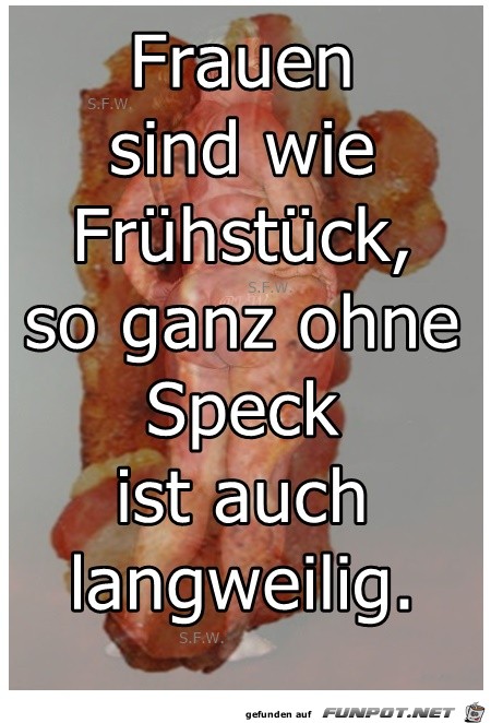 Frauen sind wie Fruehstueck Frauen sind wie Fruehstueck