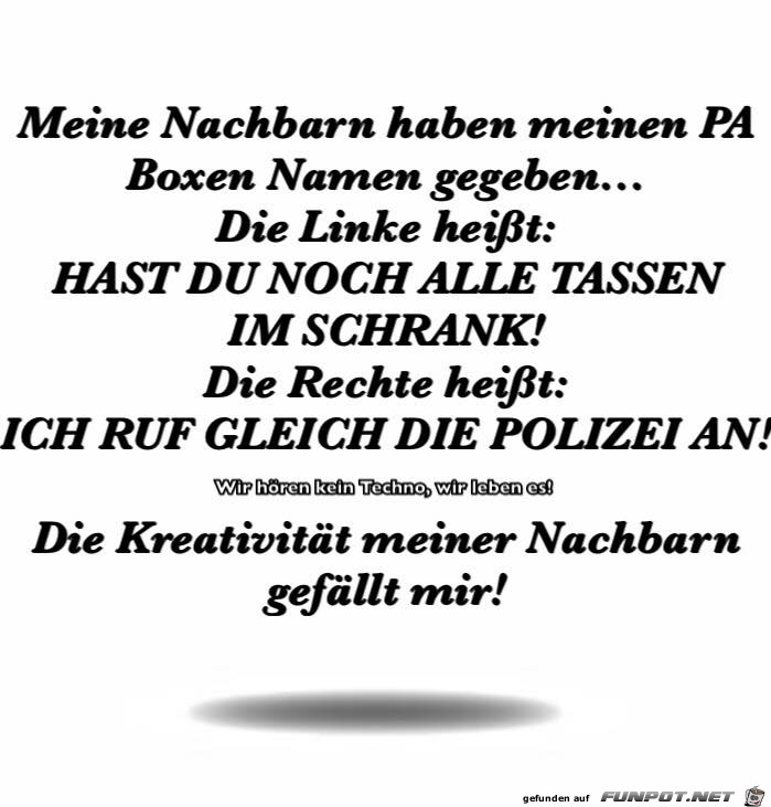 Meine Nachbarn Meine Nachbarn