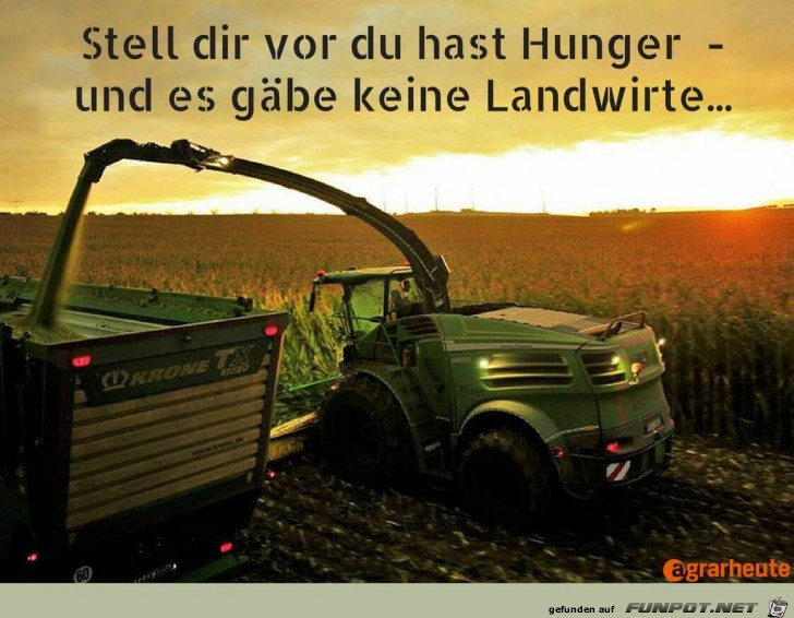 Stell Dir vor Du hast Hunger