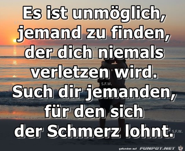 Es ist unmoeglich jemanden zu finden Es ist unmoeglich jemanden zu finden