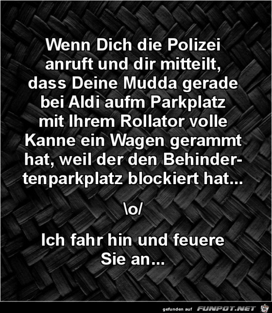 wenn dich die Polizei anruft....