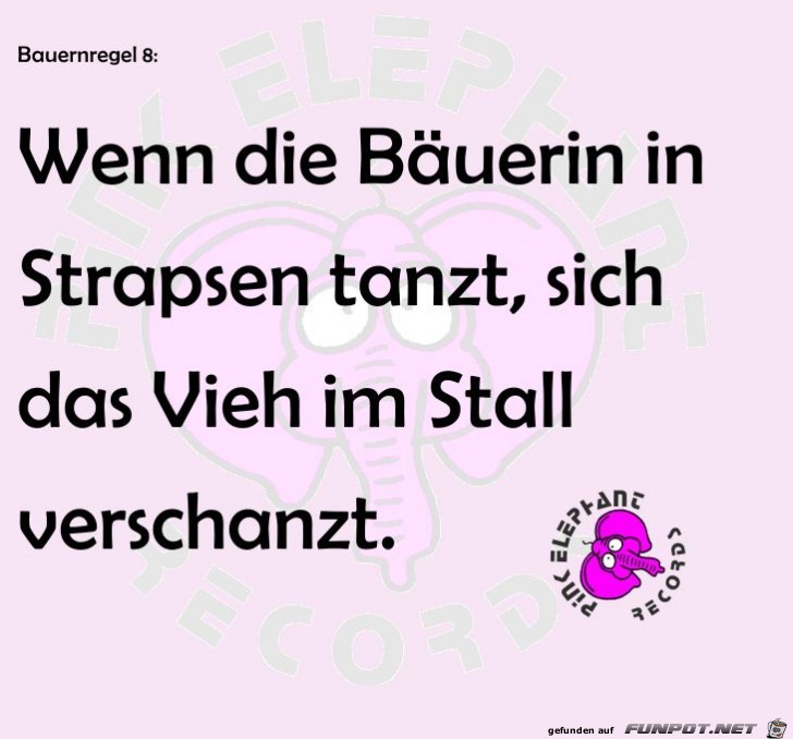 Bauernregel 8 Bauernregel 8