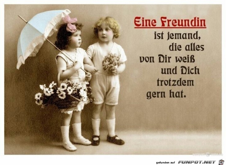 eine Freundin eine Freundin