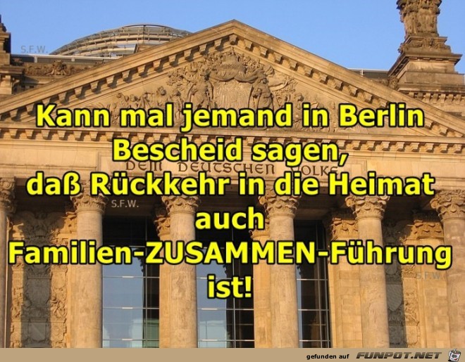 Kann mal jemand in Berlin