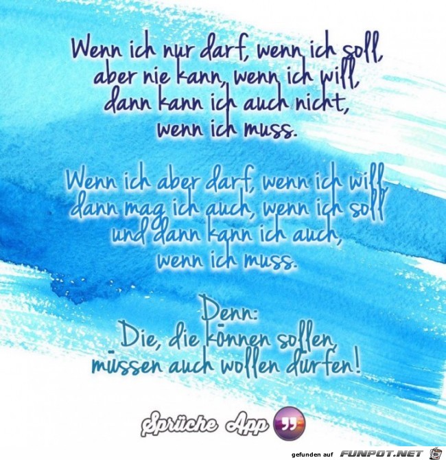 wenn ich nur darf wenn ich nur darf