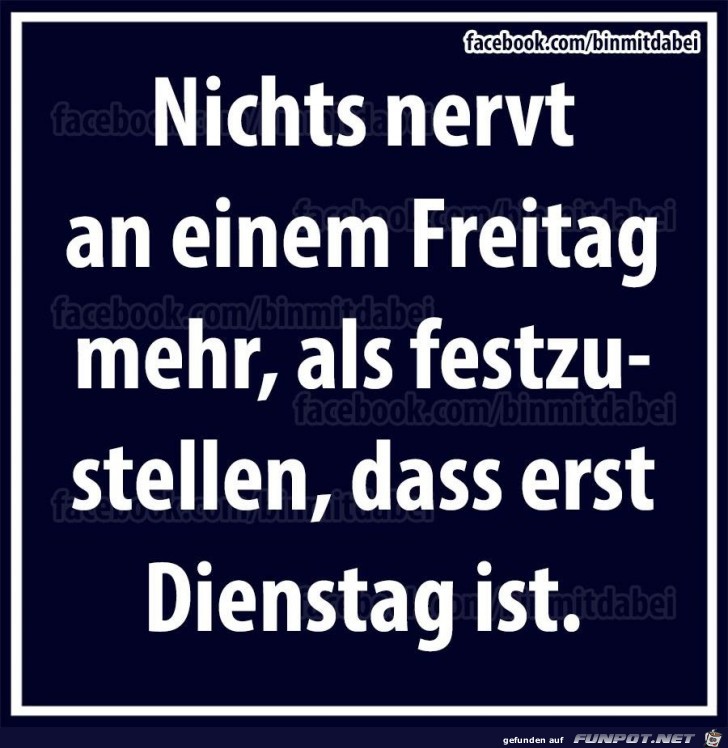 Nichts nervt mehr als...