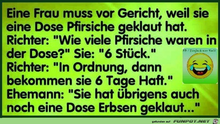 Eine Frau muss vor Gericht... Eine Frau muss vor Gericht...