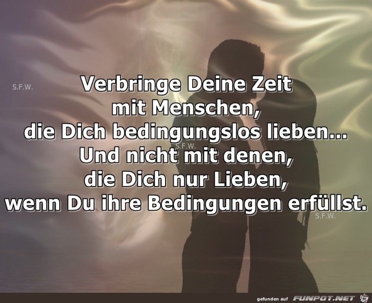 Verbringe Deine Zeit