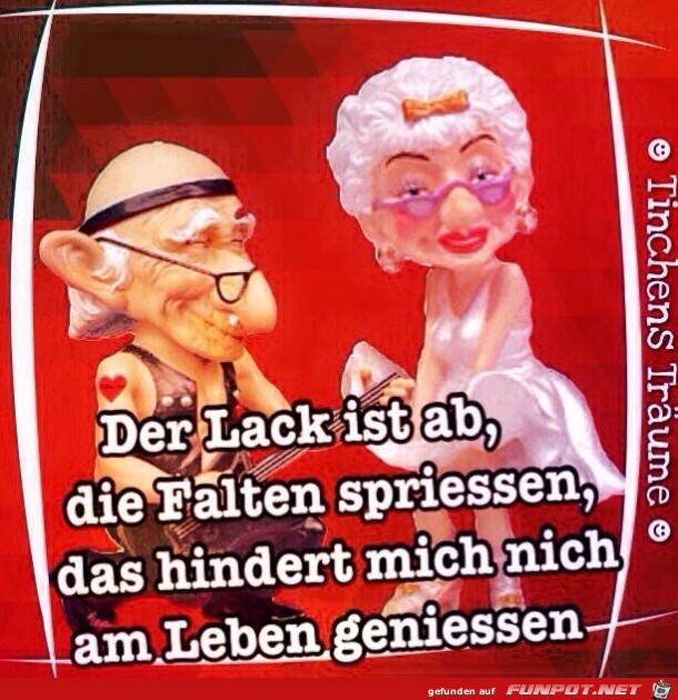 der Lack ist ab,....