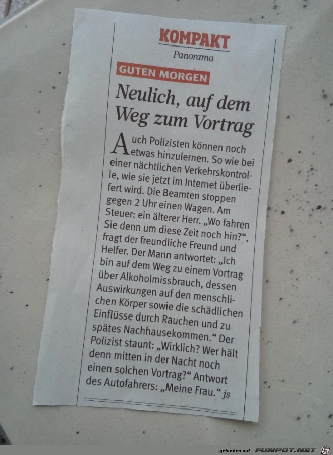 neulich auf de Weg zm Vortrag,..... neulich auf de Weg zm Vortrag,.....