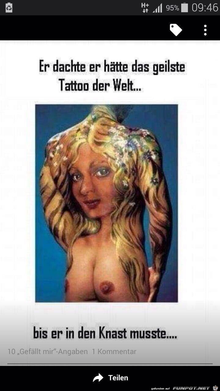 Geilste Tattoo der Welt Geilste Tattoo der Welt