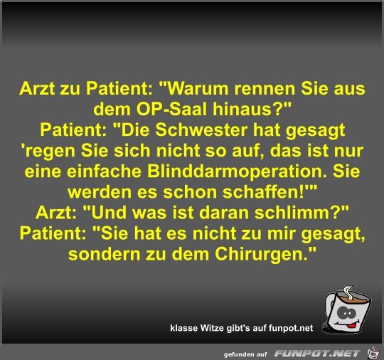 Arzt zu Patient