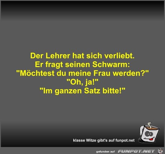 Der Lehrer hat sich verliebt Der Lehrer hat sich verliebt