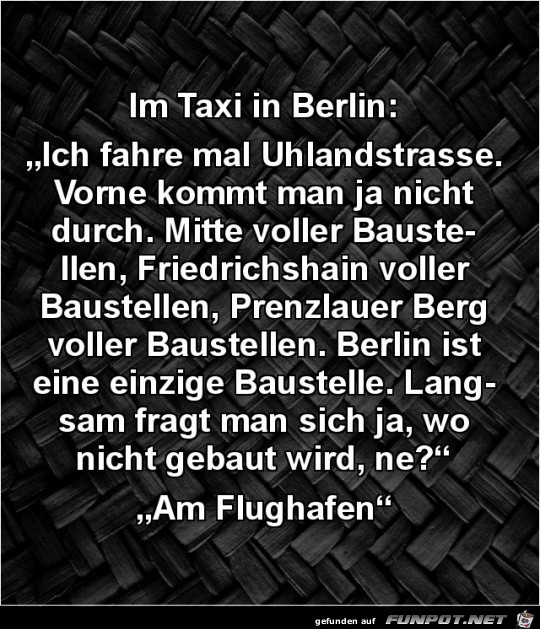 im Taxi in Berlin,...... im Taxi in Berlin,......