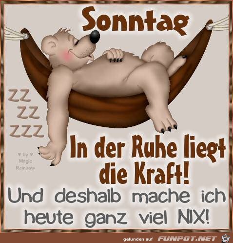Sonntag Sonntag