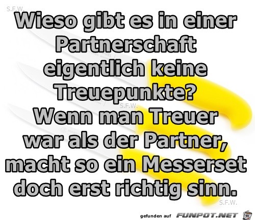 Wieso gibt es in einer Partnerschaft