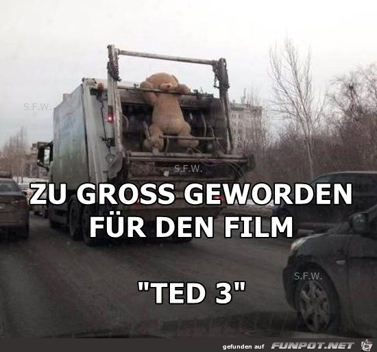 zu groß zu groß