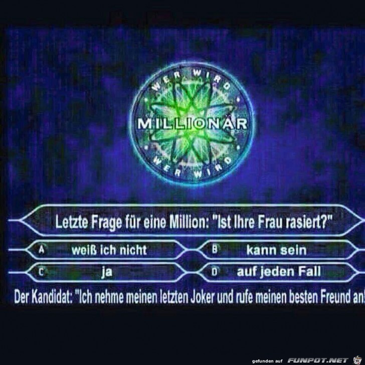 Die Millionenfrage Die Millionenfrage