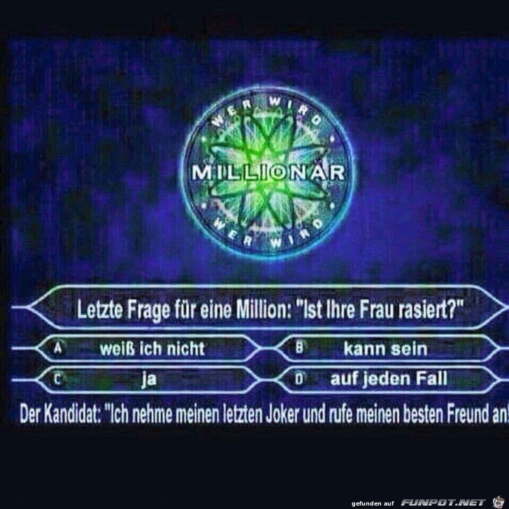 Die Millionenfrage